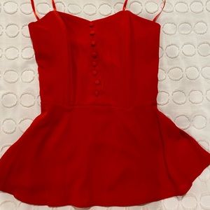 Strapless top size small